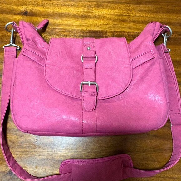EXCELLENT Kelly Moore B-Hobo Camera Bag Pink Leather Photography Messenger Bag - Picture 16 of 16